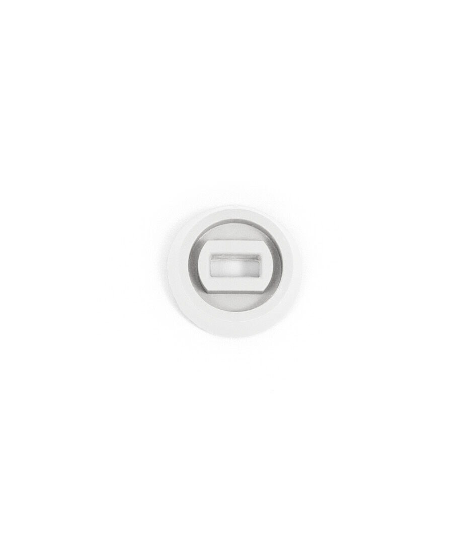 Stokke® Nomi® Foot plate adjustment handle wascher. White. Spare part.